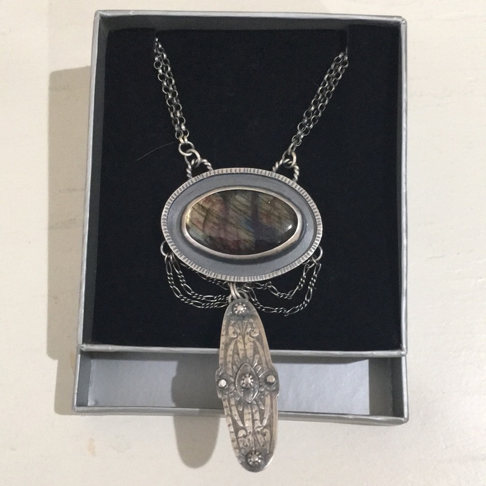 Etsy artist one of a kind necklace new never worn